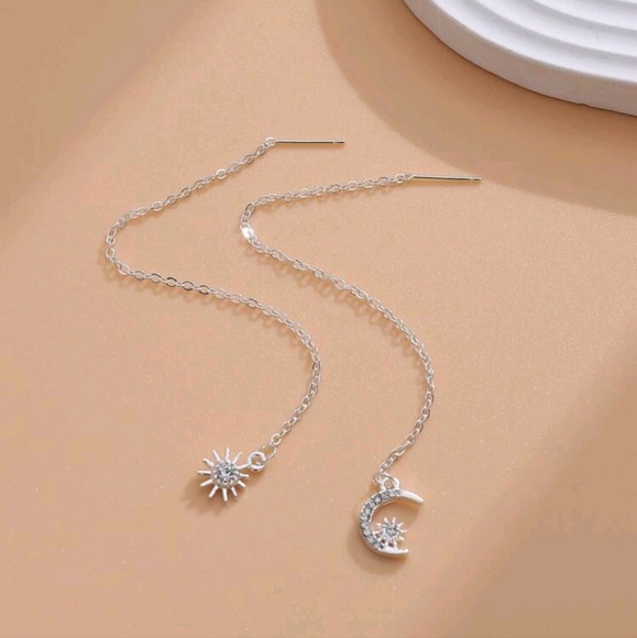 Sun & Moon Celestial Threaders, silver - Picture 3 of 4